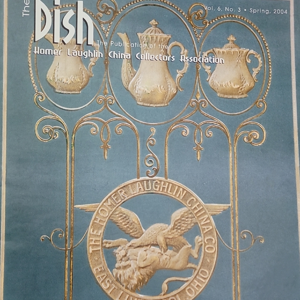 Homer Laughlin China Collectors Association Magazine Thw DISH